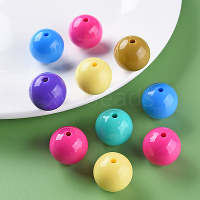 Opaque Acrylic Beads MACR-S370-C20mm-M2-1