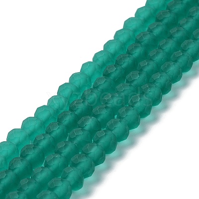 Transparent Glass Beads Strands EGLA-A044-T1mm-MD18-1