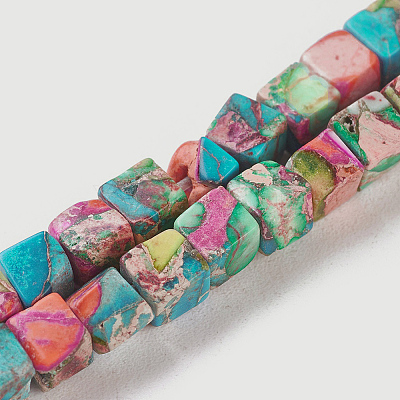Natural Imperial Jasper Beads Strands X-G-I248-02A-1