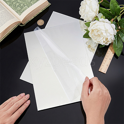 2 Sheets Rectangle Acrylic Sheet AJEW-BC0011-38A-1