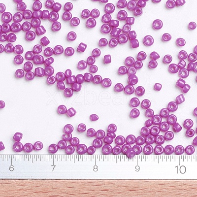 Baking Paint Glass Seed Beads SEED-S001-K21-1