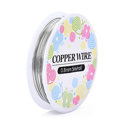 Round Copper Jewelry Wire CW0.8mm006-1