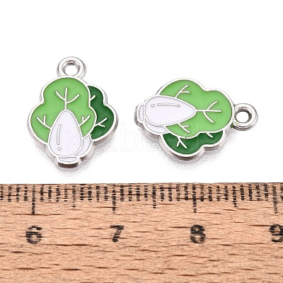 Alloy Enamel Pendants ENAM-Q003-15P-1