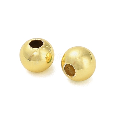 Round Brass Beads KK-A276-02A-G-1