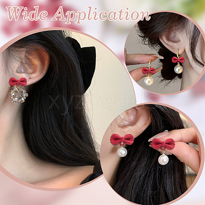 42Pcs Alloy Stud Earring Findings EJEW-ME0001-30B-1