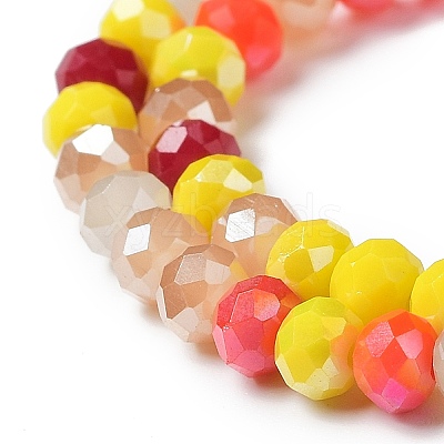 Glass Beads Strands EGLA-A034-M4mm-01-1