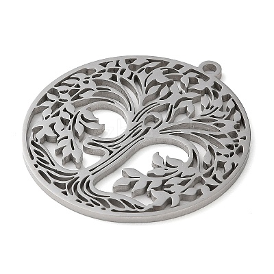 Non-Tarnish 304 Stainless Steel Pendants STAS-R116-08P-1