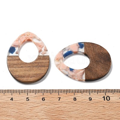 Resin and Walnut Pendants FIND-R051-10A-1