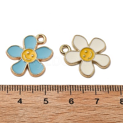 32Pcs 16 Styles Alloy Enamel Pendants ENAM-FH0001-66-1