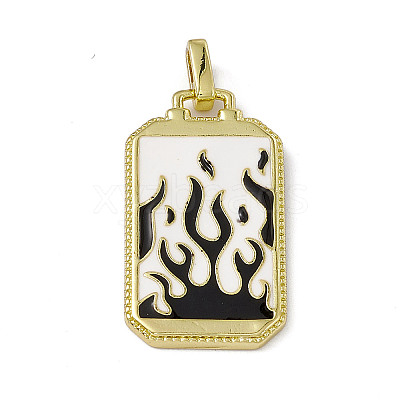 Alloy Enamel Pendants ENAM-D042-01B-1
