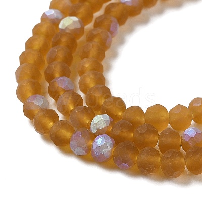 Transparent Glass Beads Strands X1-EGLA-A034-T4mm-MB02-1
