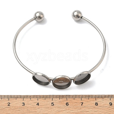 304 Stainless Steel Cuff Bangle Making STAS-B126-04P-1