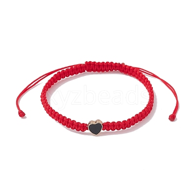 Nylon Thread Braided Bead Adjustable Bracelets BJEW-JB09768-02-1