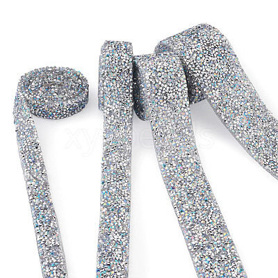 Glitter Resin Hotfix Rhinestone(Hot Melt Adhesive On The Back) OCOR-TA0001-13-1