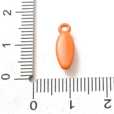 Brass Enamel Pendants KK-CBA260B-14D-G-1