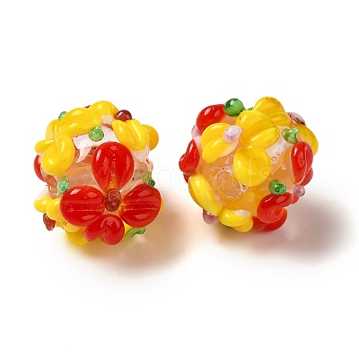 Handmade Lampwork Beads LAMP-B025-03B-15-1