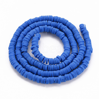 Handmade Polymer Clay Bead Strands CLAY-T002-4mm-67-1