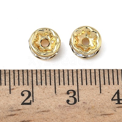 316 Surgical Stainless Steel Rhinestone Spacer Beads X-STAS-L285-001G-03-1