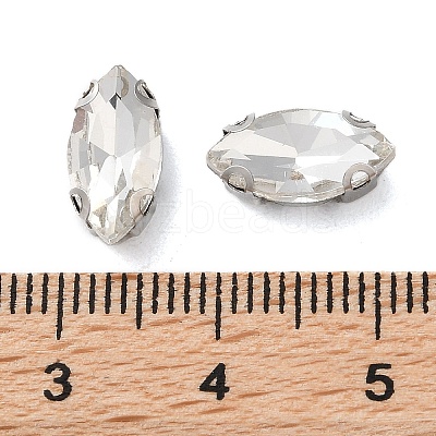Horse Eye Sew on Rhinestone RGLA-L028-08D-01-1