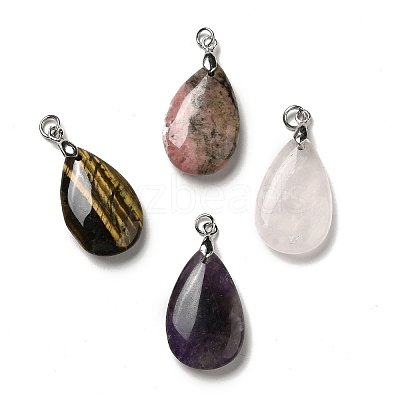 Natural Mixed Stone Pendants G-H286-04P-1