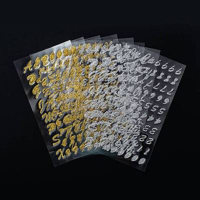 Glitter Paper Stickers DIY-NB0005-20-1