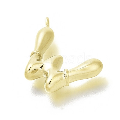 Rack Plating Brass Pendants KK-I722-08G-W-1