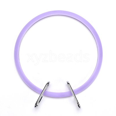 Ring Embroidery Plastic Hoops TOOL-WH0029-05B-1
