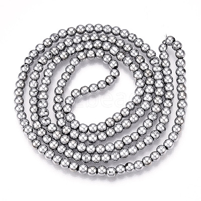 Electroplate Glass Beads Strands EGLA-T021-4mm-13B-1