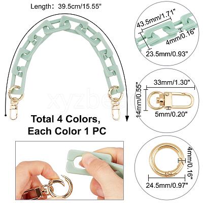Acrylic Cable Chains Bag Straps AJEW-PH0001-47-1