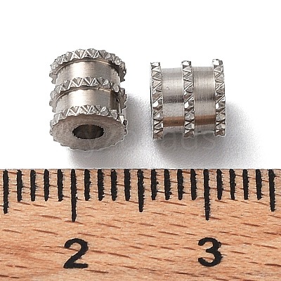Non-Tarnish 303 Stainless Steel Beads STAS-Q302-04C-P-1