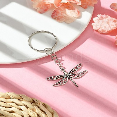 Insect Theme Alloy Keychain KEYC-YW00053-01-1