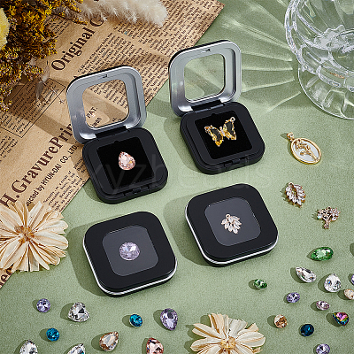ABS Plastic Loose Diamond Storage Boxes with Visible Window Lid AJEW-WH0609-746B-01-1