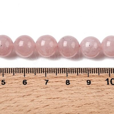 Natural Madagascar Rose Quartz Beads Strands G-B167-A06-10mm-1