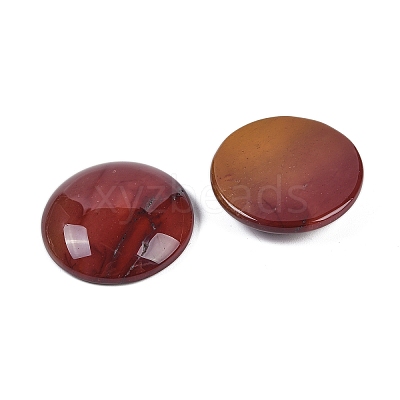 Natural Mookaite Cabochons G-H1596-FR-25mm-18-1