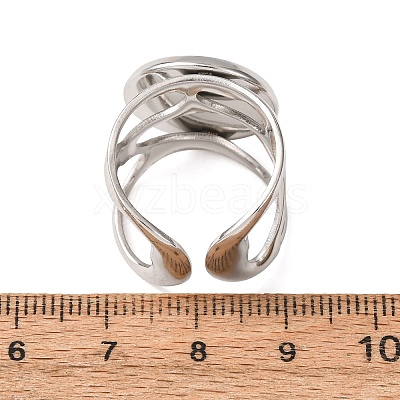 304 Stainless Steel Cuff Ring Components SA-CBA76C4-02P-05-1