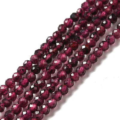 Natural Garnet Beads Strands X-G-I341-09A-1