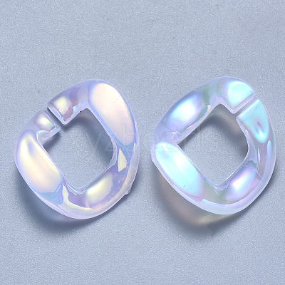 Imitation Jelly Acrylic Linking Rings OACR-S036-002A-B01-1