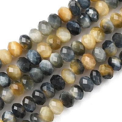 Natural Tiger Eye Bead Strands G-D344-A20-05-1