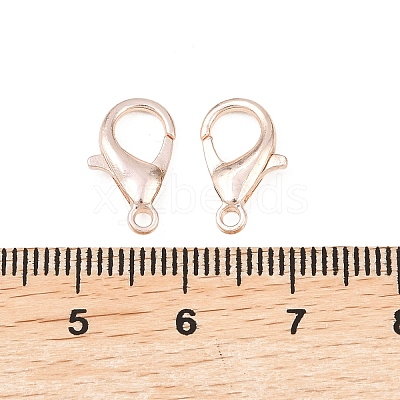 Zinc Alloy Lobster Claw Clasps X-E105-RG-1