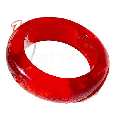 Exaggerated Geometric Shape Resin Bangles for Women FS-WG48DEE-02-1