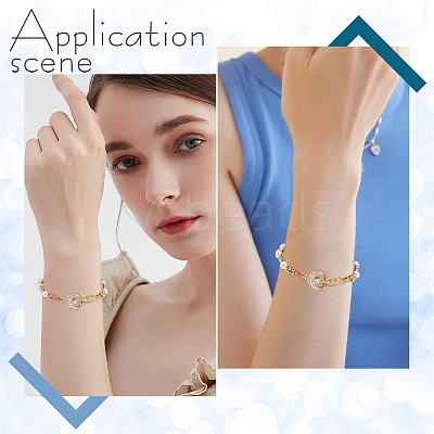 8Pcs 2 Colors Brass Fold Over Clasps KK-DC0003-66-1