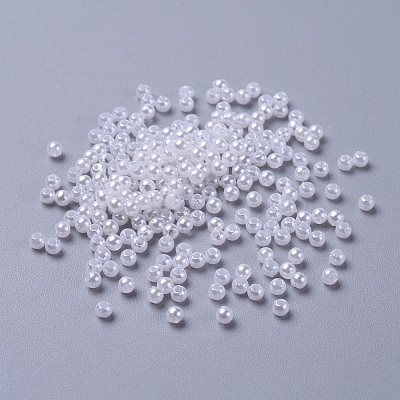 Imitated Pearl Acrylic Beads PACR-3D-1-1