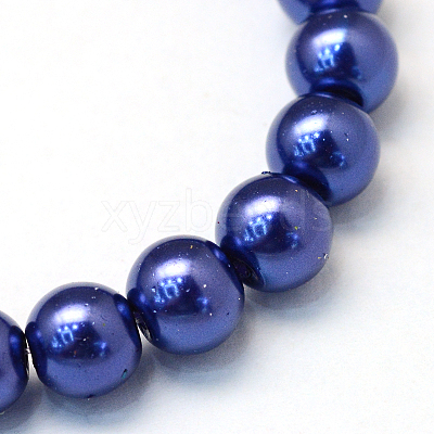 Baking Paint Glass Pearl Bead Strands HY-Q003-3mm-19-1
