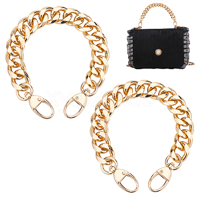 2Pcs Aluminum Curb Chain Bag Handles FIND-WR0007-05KCG-1