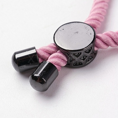 Nylon Twisted Cord Bracelet Making MAK-K007-B-1