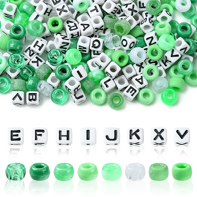 Transparent & Opaque Acrylic Beads KY-FS0001-26B-1