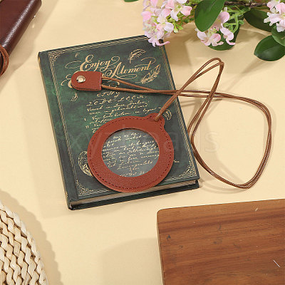 2Pcs Neck Wear Magnifying Glass AJEW-CA0005-27B-1