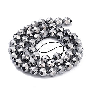 Terahertz Stone Beads Strands G-D461-17C-1