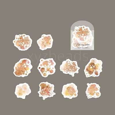 10Pcs 10 Style Paper Scrapbook Stickers DIY-I113-05D-1
