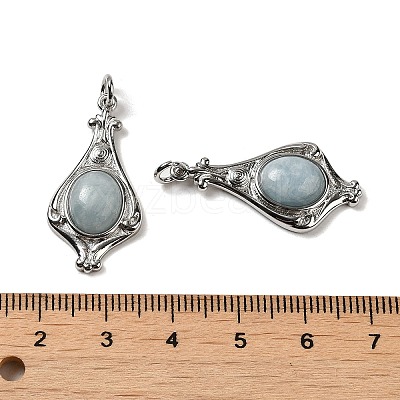 Natural Mixed Gemstone Pendants G-C096-03P-1